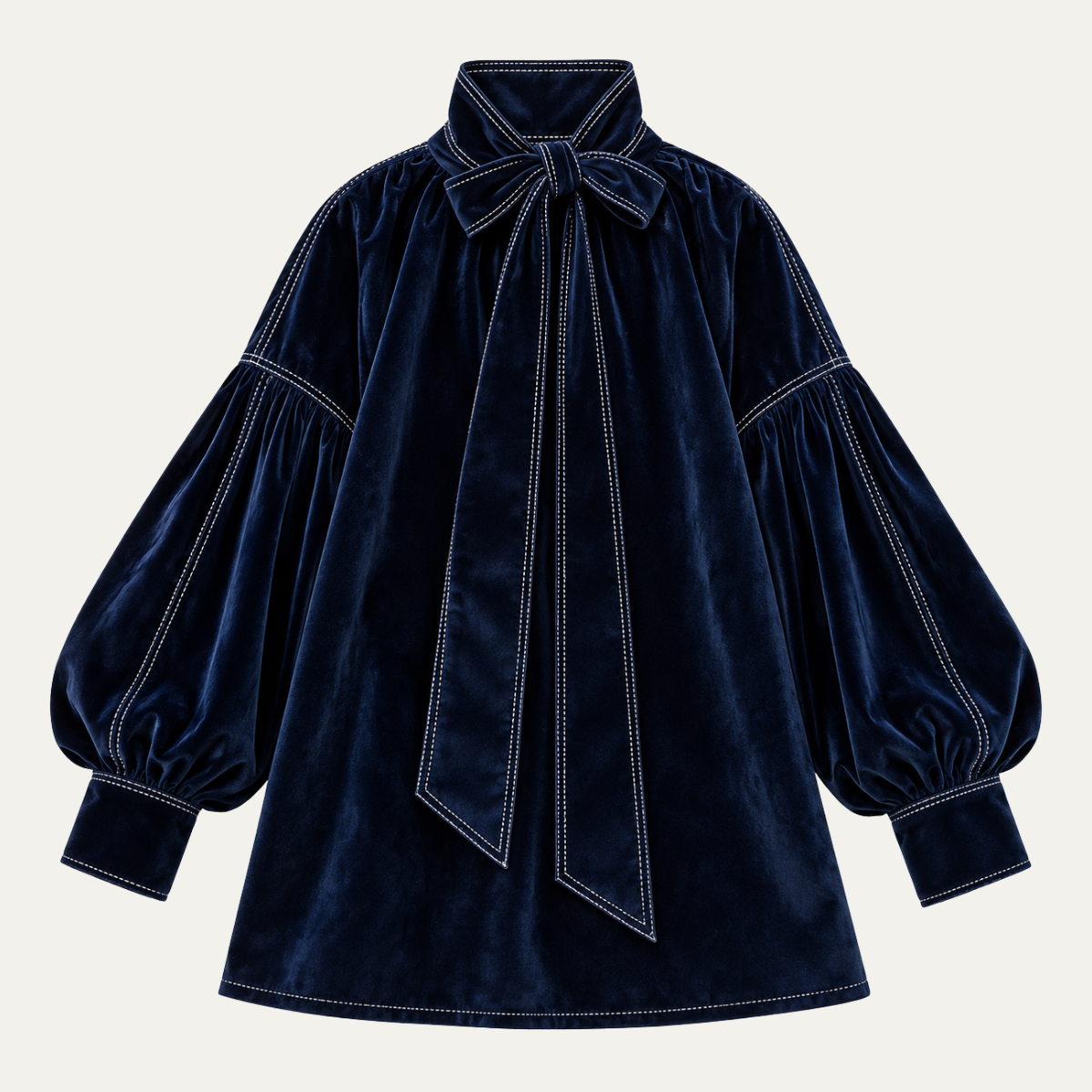 Women's Turtleneck Velvet Mini