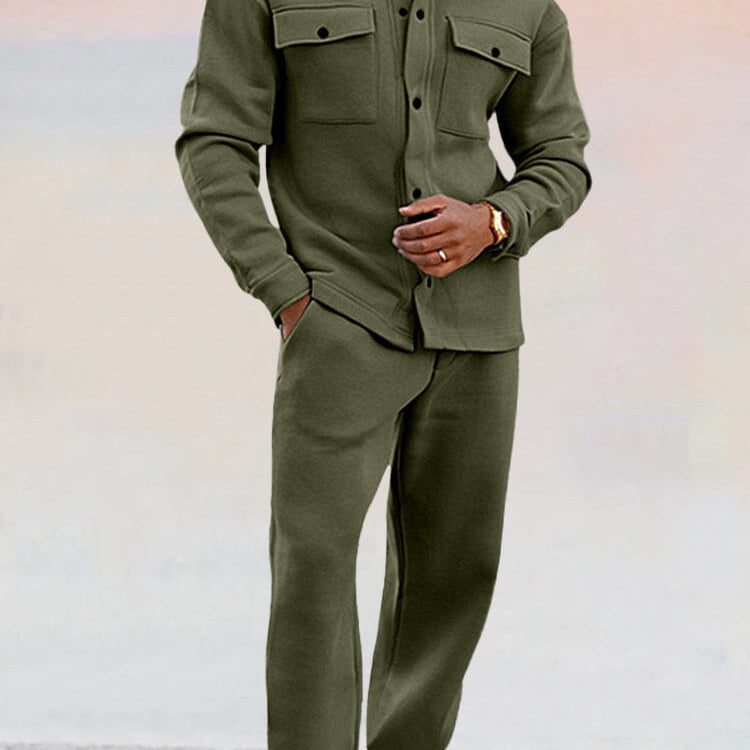 Modern Men's Tracksuit – Stylish Two-Piece Set for Casual Wear, Tailored Comfort, Easy Care 3