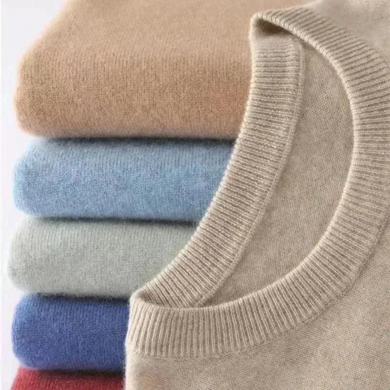 The Capri Men's Classic Crew Neck Knit Sweater
