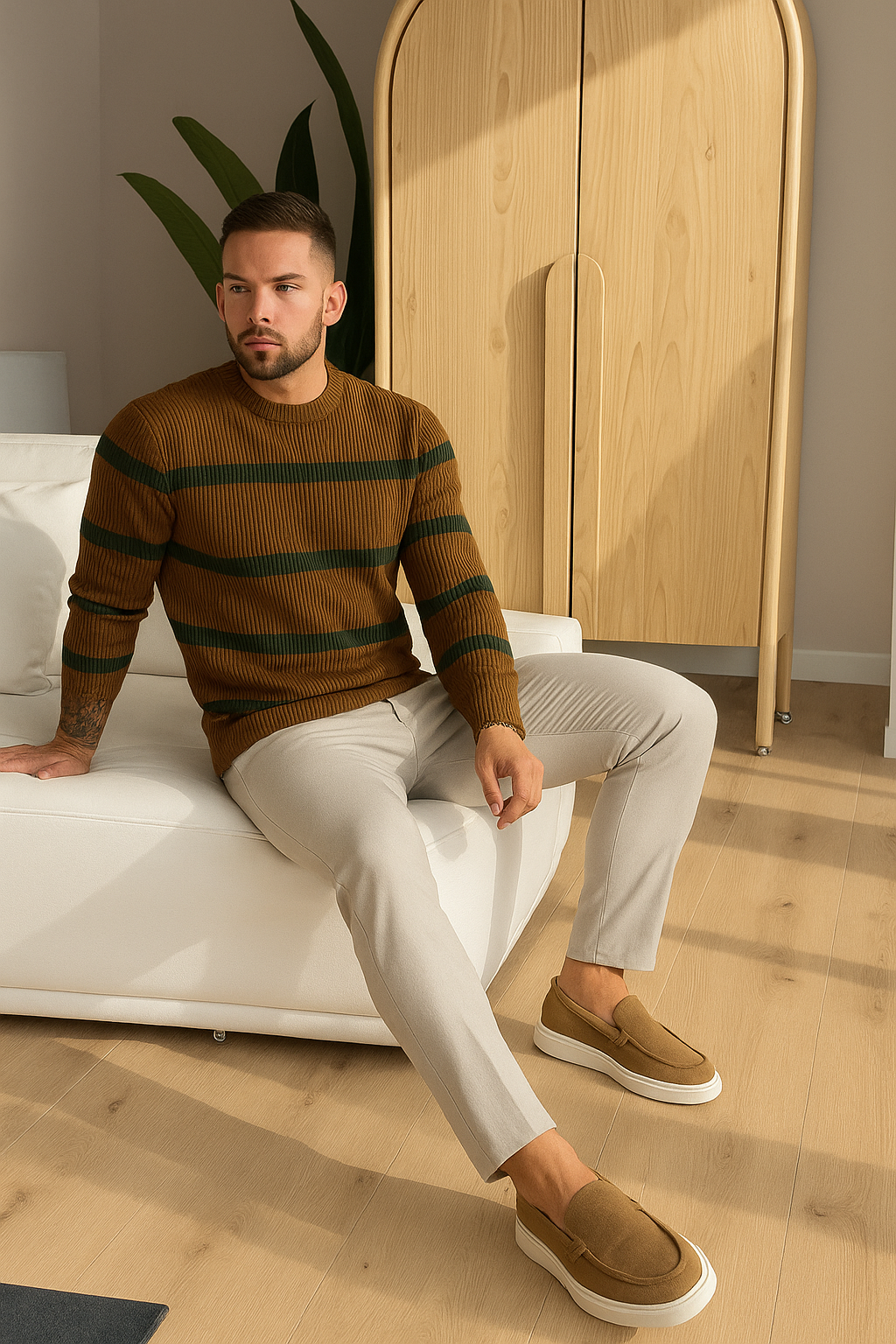 Casual Sweater in Wool