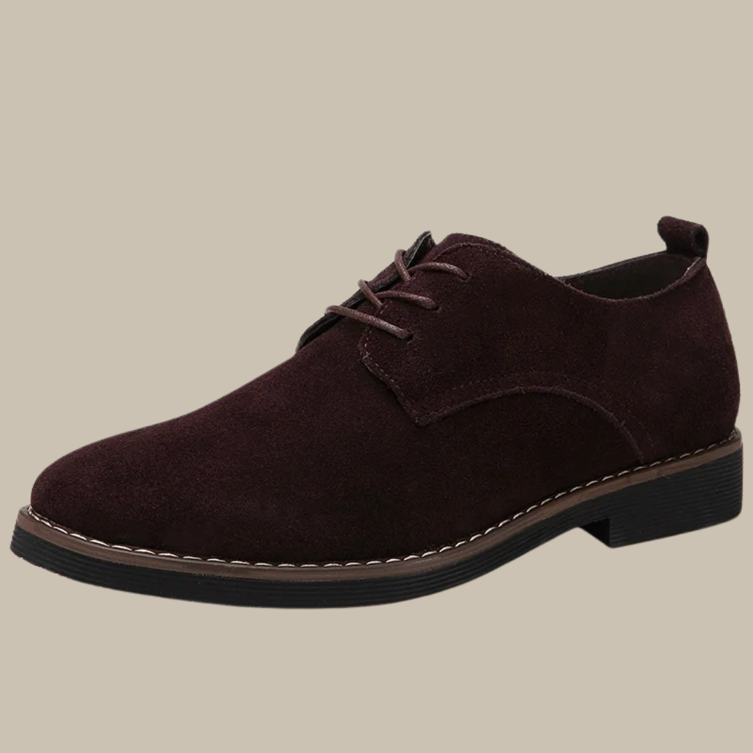Elegant Autumn Suede Formal Oxford Shoes for Men