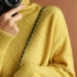 Women's Dropped Shoulder Diamond Knit