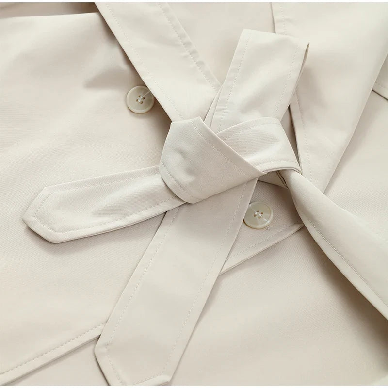 Women's Short Jacket with Lace Up Detail