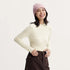 Women's Semi High Neck Wool Knit
