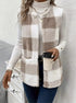 Women's Open Front Check Vest