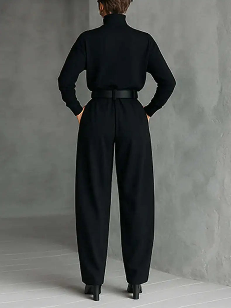 Women's High Waist Skirt Two Piece