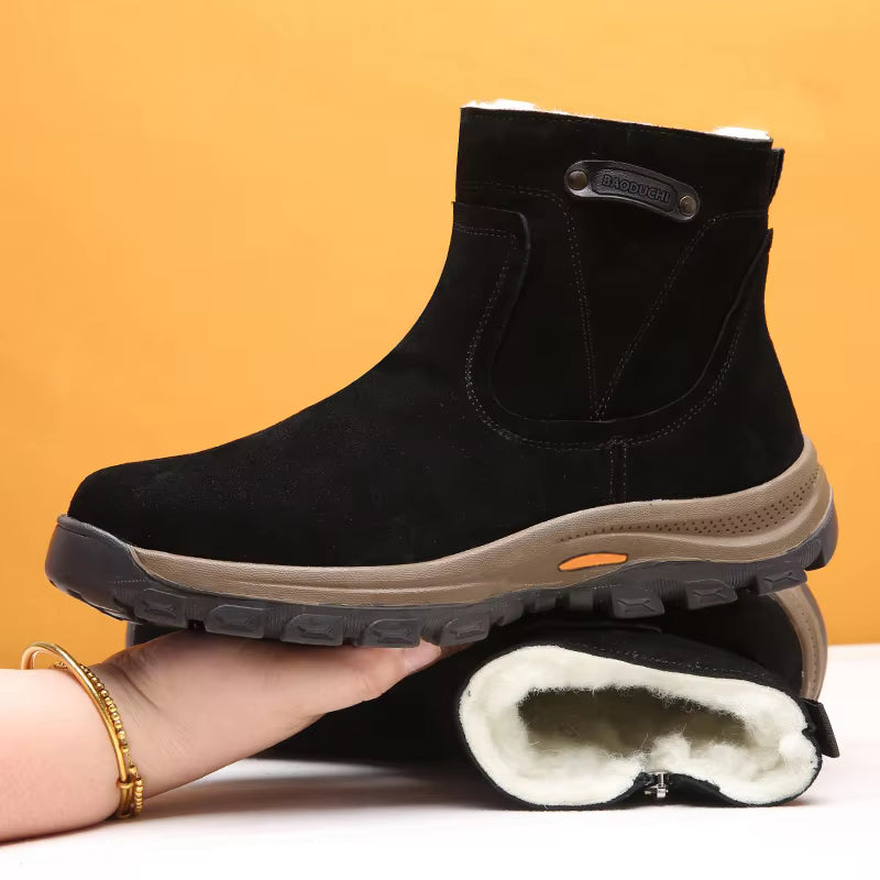 Men's Snow Boots – Shearling Lined Grip Sole