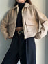 Women's Straight Cut Zip Winter Coat