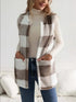 Women's Open Front Check Vest