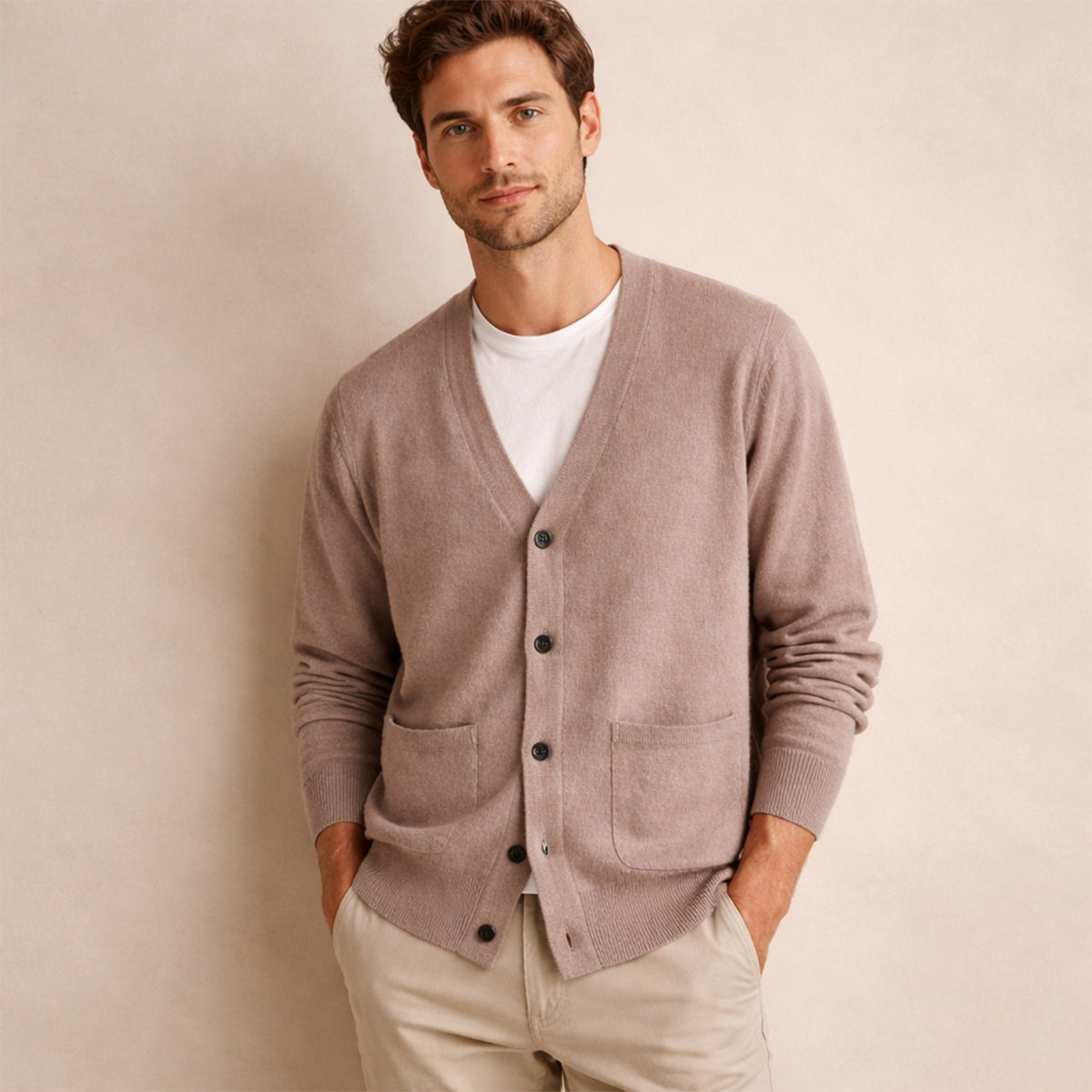 The Mayfair Cashmere Cardigan for Men