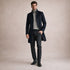 Men's Elegant Wool Blend Single Breasted Winter Trench Coat