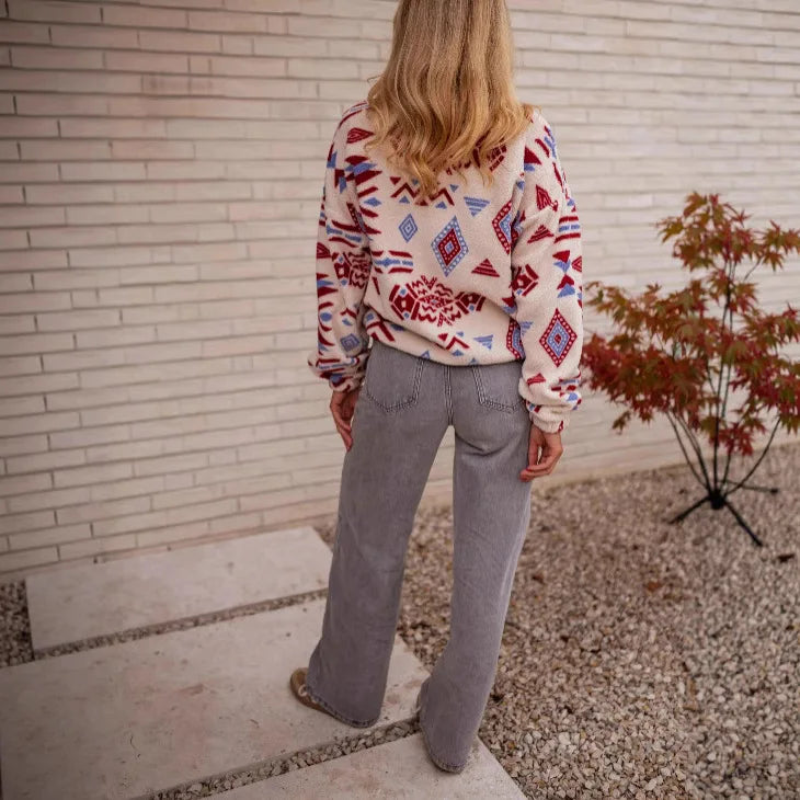 Women's Printed Fleece Two Piece
