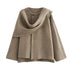 Women's Asymmetric Scarf Winter Parka