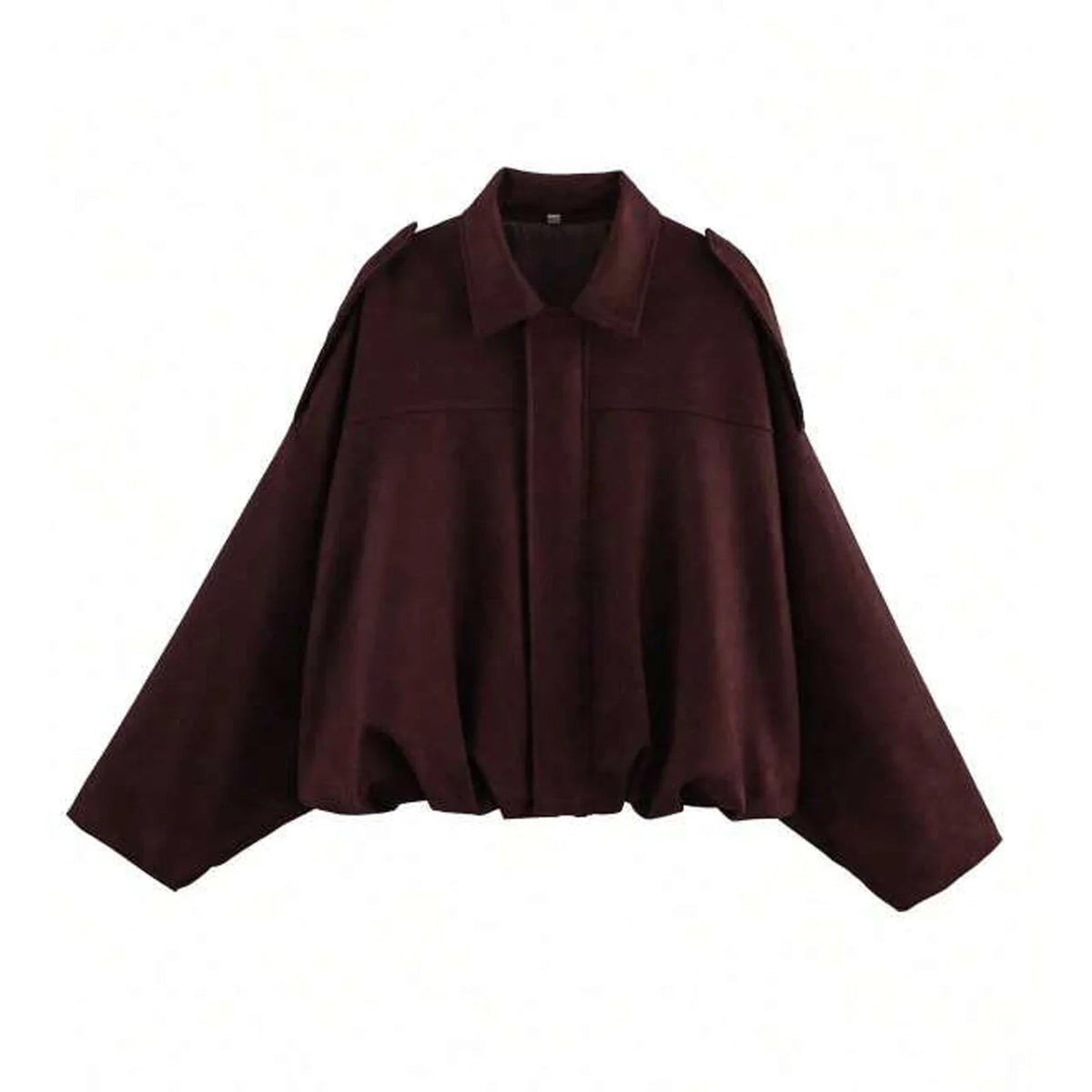 Women's Batwing Suede Coat