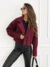 Women's Cropped Wool Double Breasted