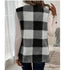 Women's Open Front Check Vest