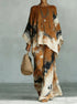 Women's Printed Wide Leg Two Piece