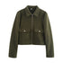 Women's Straight Cut Zip Winter Coat
