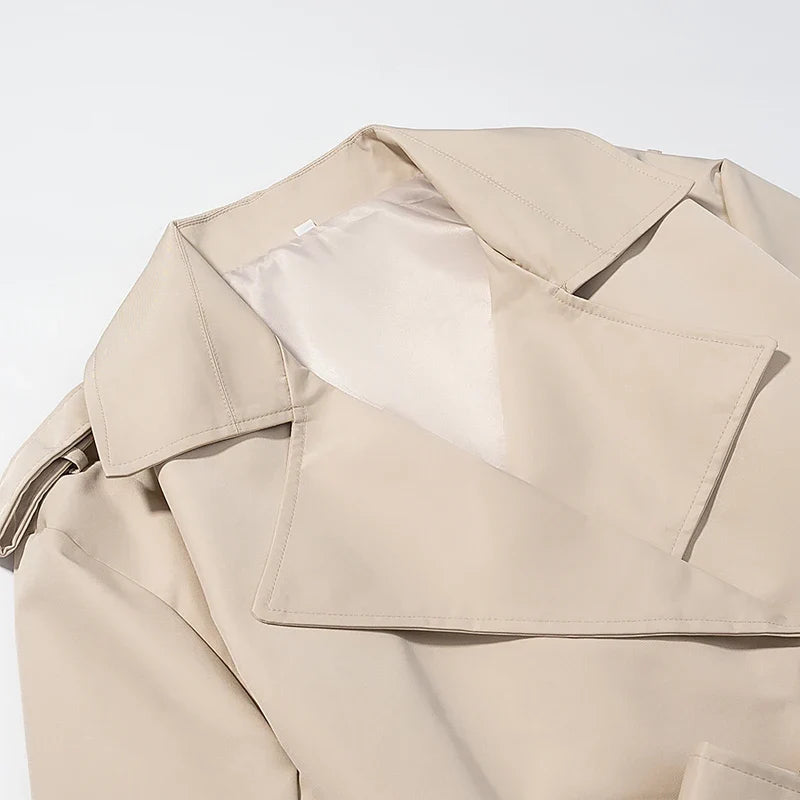 Women's Short Jacket with Lace Up Detail