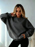 Women's Basic Loose Sweatshirt