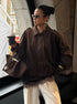Women's Batwing Suede Coat