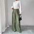 Women's Pleated Drape Wide Leg Pants