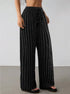 Women's Wide Leg Striped Trousers