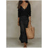 Women's Slip Skirt and Knit Two Piece