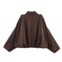 Women's Batwing Suede Coat