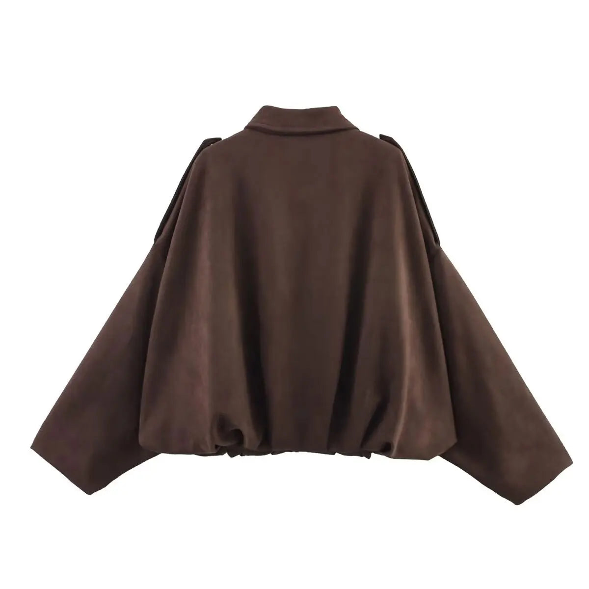 Women's Batwing Suede Coat