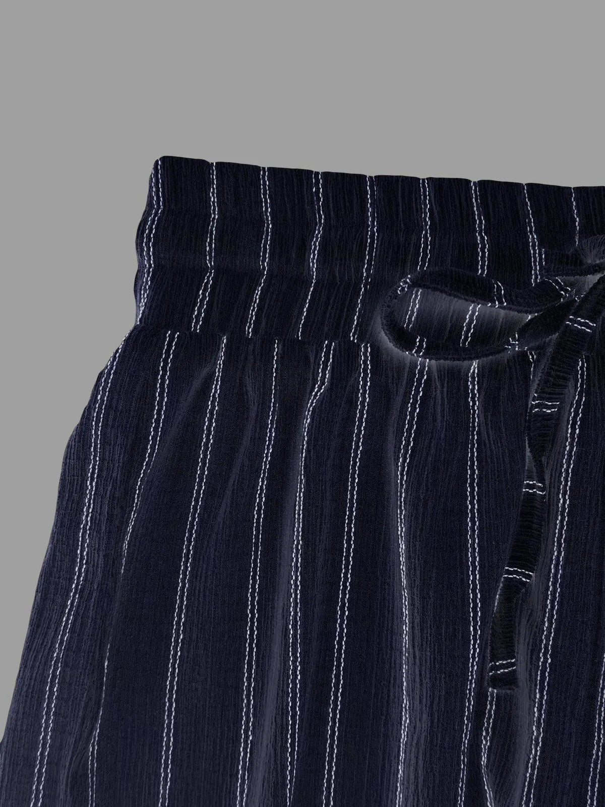 Women's Wide Leg Striped Trousers
