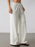 Women's Wide Leg Striped Trousers