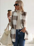 Women's Open Front Check Vest