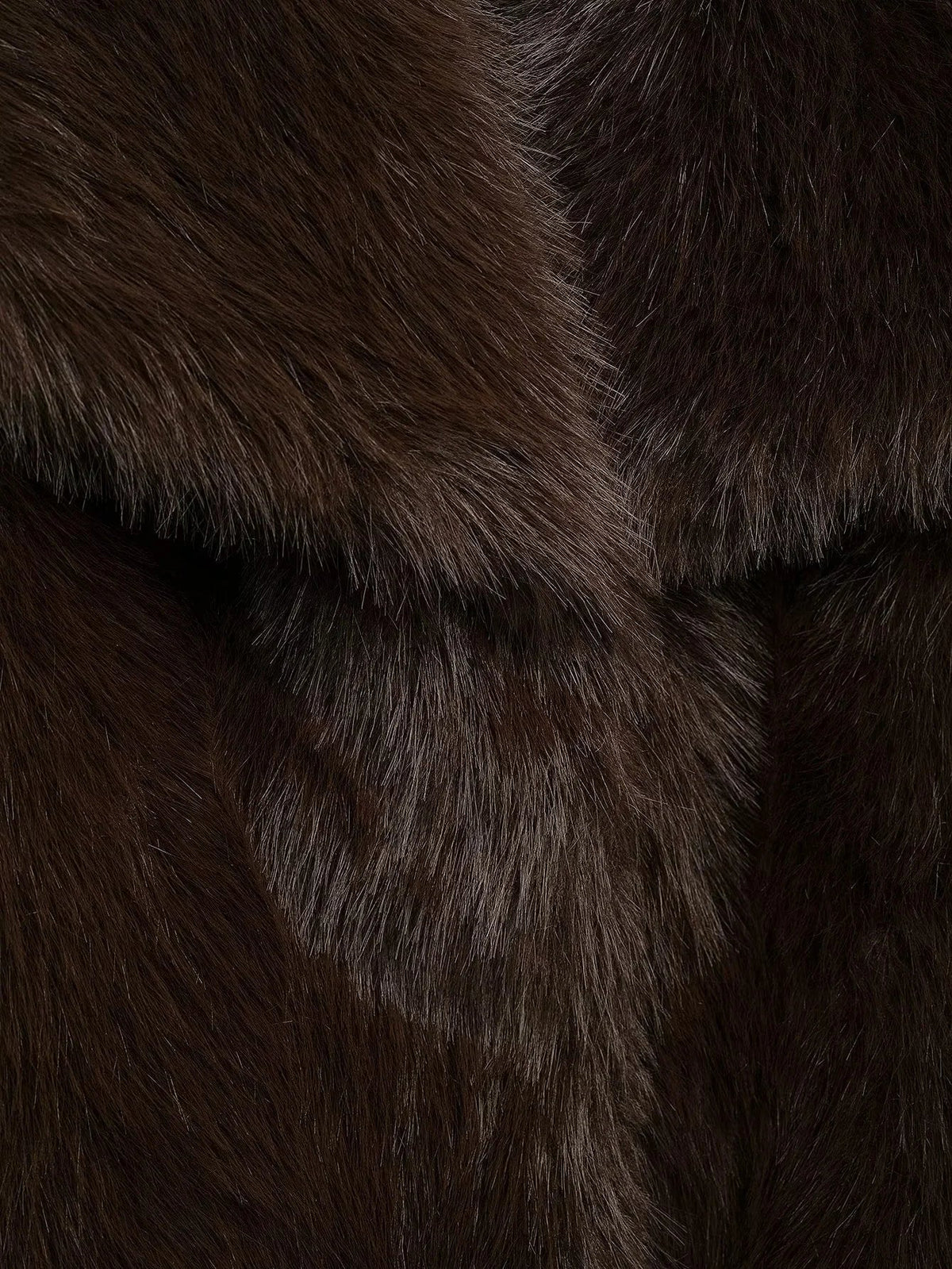Women's Turn Down Collar Fur Jacket