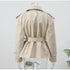 Women's Short Jacket with Lace Up Detail