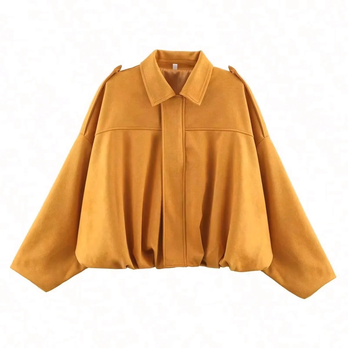 Women's Batwing Suede Coat