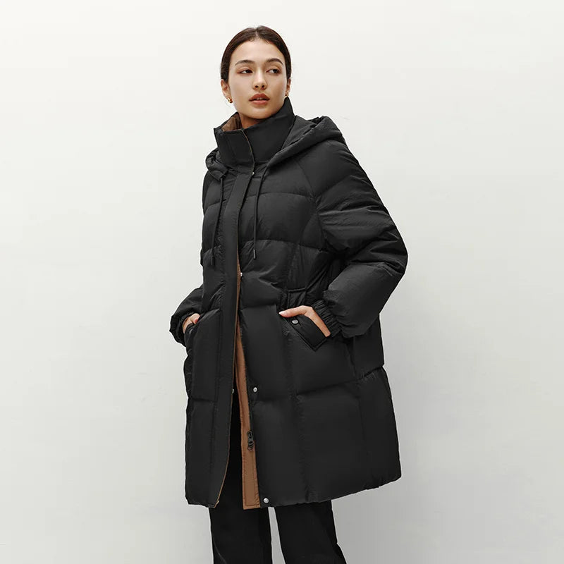 Women's Loose Long Down Coat