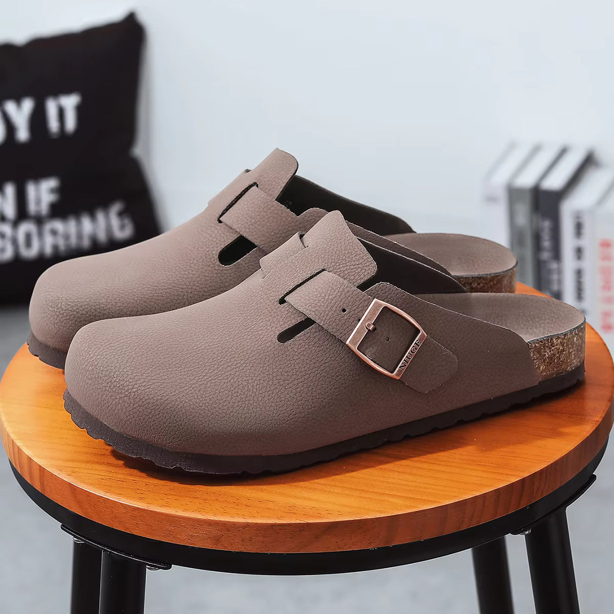 Men's Arch Support Clogs – Cork Buckle
