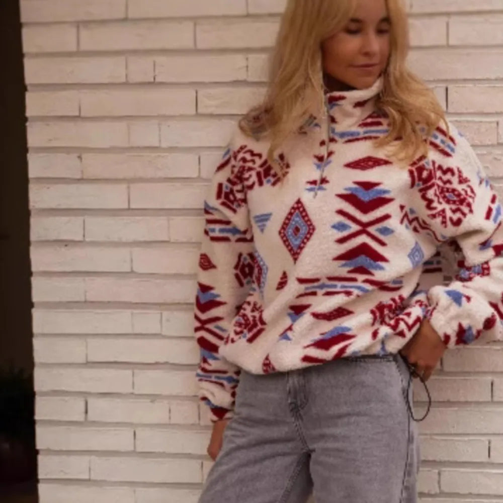Women's Printed Fleece Two Piece