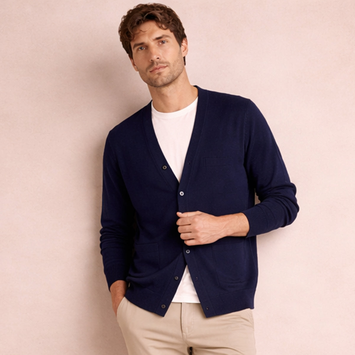 The Mayfair Cashmere Cardigan for Men