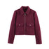 Women's Straight Cut Zip Winter Coat