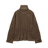 Women's High Neck Faux Fur Coat