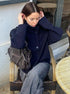Women's Stand Collar Wool Winter Coat