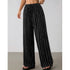 Women's Wide Leg Striped Trousers