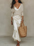 Women's Slip Skirt and Knit Two Piece