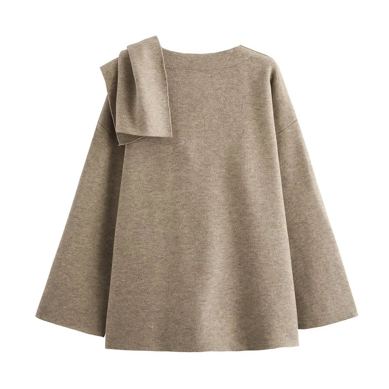 Women's Asymmetric Scarf Winter Parka