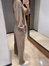 Women's V Neck Knit Two Piece