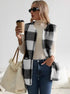 Women's Open Front Check Vest