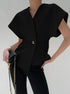 Women's Structured Blazer Top