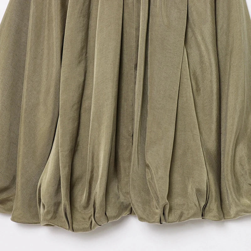Women's Puff Sleeve Oversized Bomber